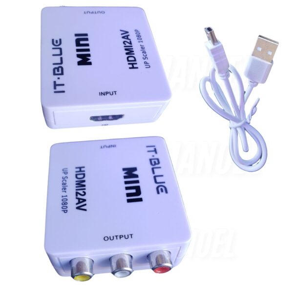 Adaptador Convesor Entra Hdmi Sai Av Le-4113 - Imagem 2