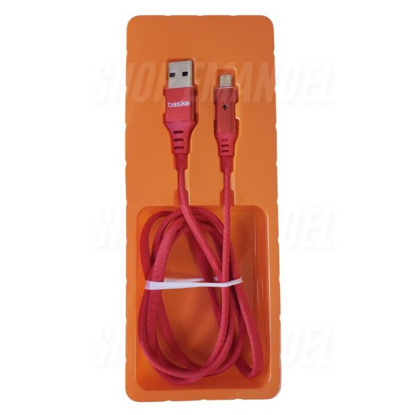 Cabo de Dados USB V8 com LED - 2.4A - 1mt BA-CBO9941 - Image 4