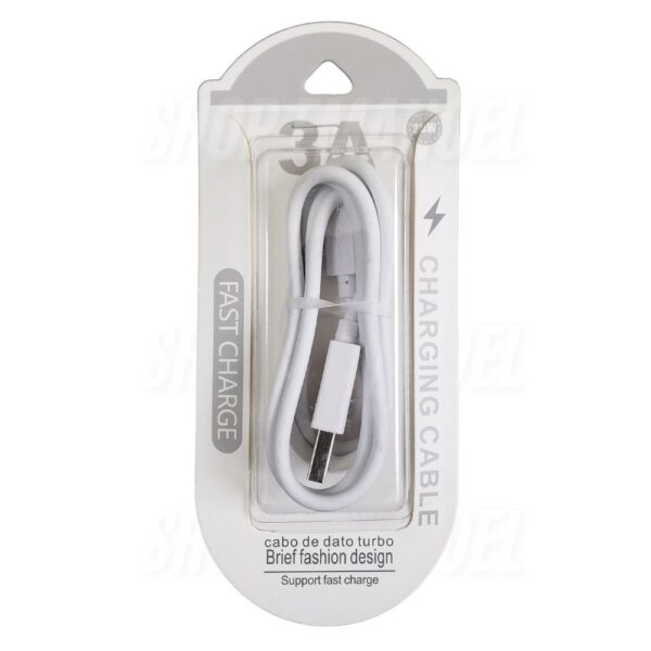 Cabo Micro USB V8 Turbo 25W fast Charge 1 Metro - Imagem 2