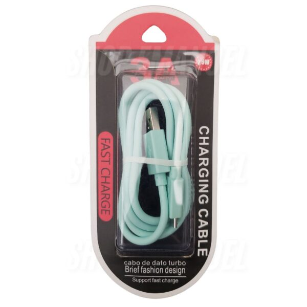 Cabo Micro USB V8 Turbo 25W fast Charge 1 Metro - Imagem 4