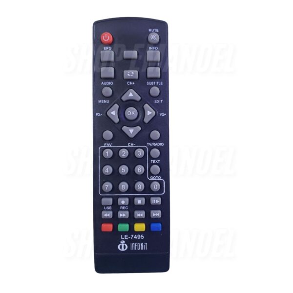 Controle Conversor Digital Infokit ISDBT LE-7495