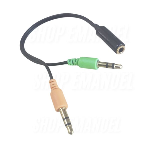 Cabo Adaptador P3 Fêmea para P2 Macho Xtrad XT-2133 - Imagem 2