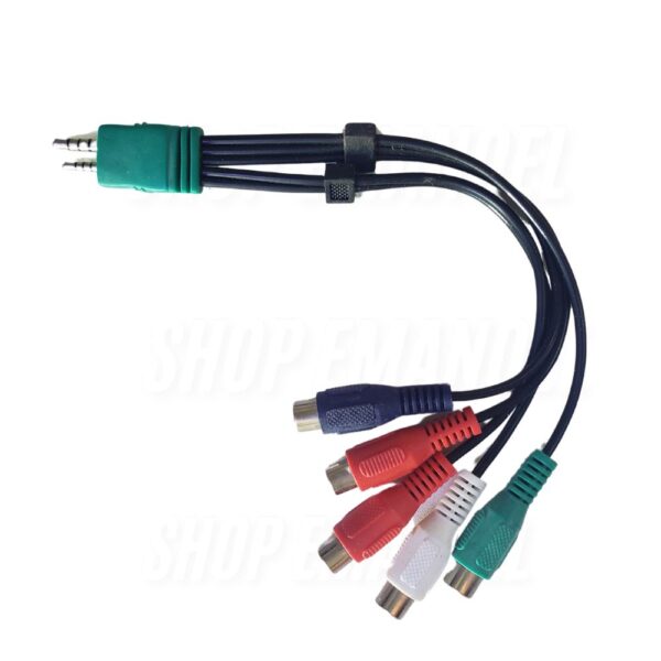 Cabo Adaptador Audio e Video Componente TV 25 CM Samsung