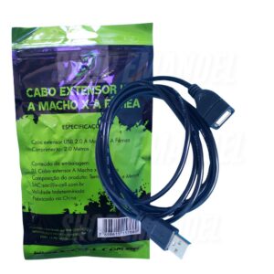 Cabo Extensor USB Macho x Fêmea 2 Metros X-cell XC-M/F-2M