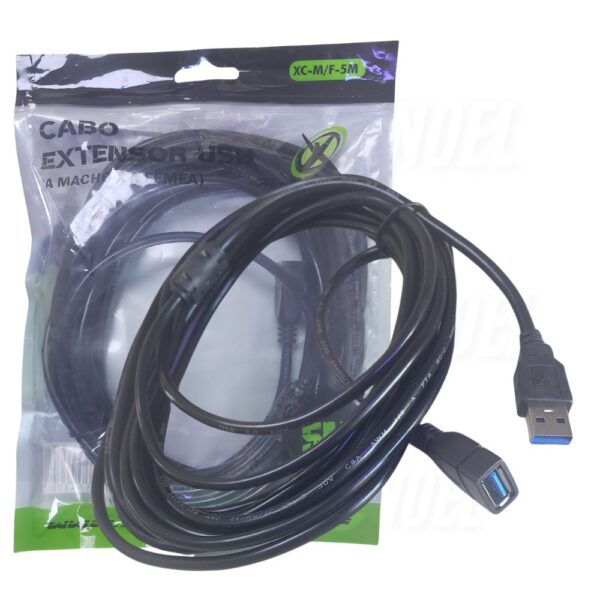 Cabo Extensor USB Macho USB Fêmea 5 Metros X-cell - Imagem 2