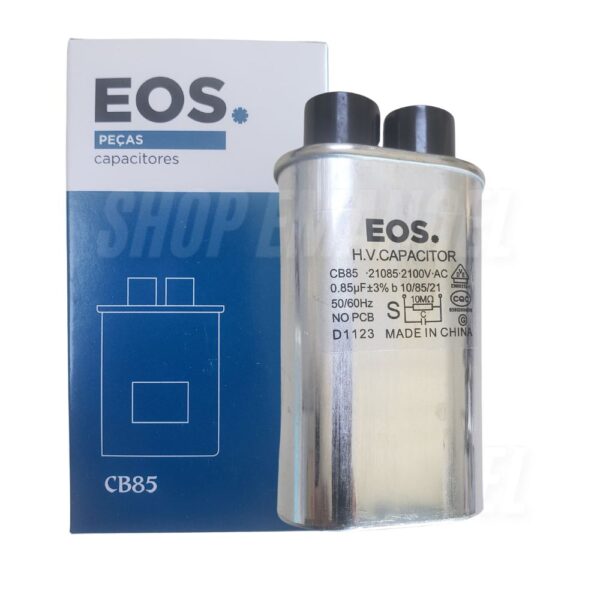 Capacitor Microondas 0,85uf Alta Tensão - 2100v