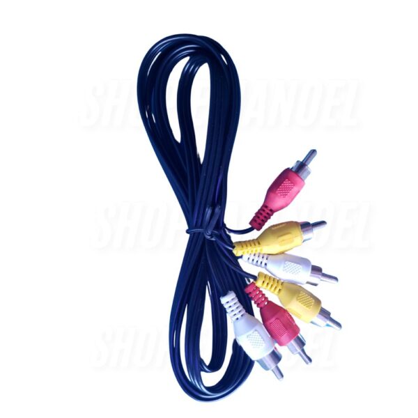 Cabo de audio e video 3RCA X 3RCA 1,5m Le-5502 - Imagem 2