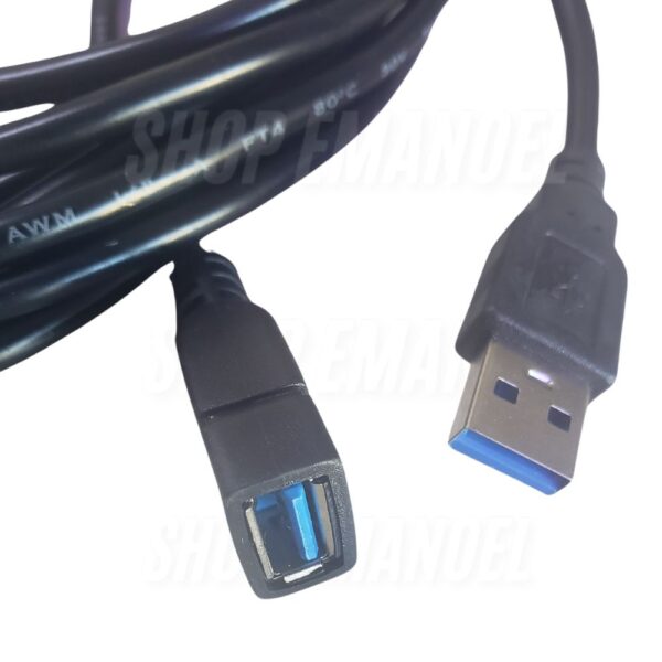 Cabo Extensor USB Macho USB Fêmea 5 Metros X-cell - Imagem 4