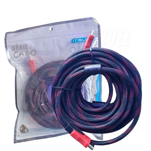 Cabo HDMI 10 Metros Full HD 1080p Lelong LE-6612