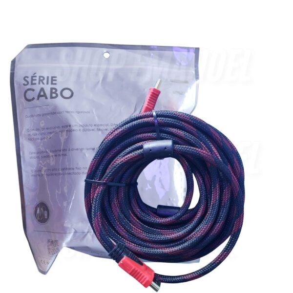 Cabo HDMI 10 Metros Full HD 1080p Lelong LE-6612 - Imagem 3