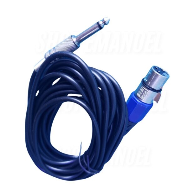 Cabo Para Microfone P10 x Canon 5 Metros Xtrad XT5699 - Imagem 3