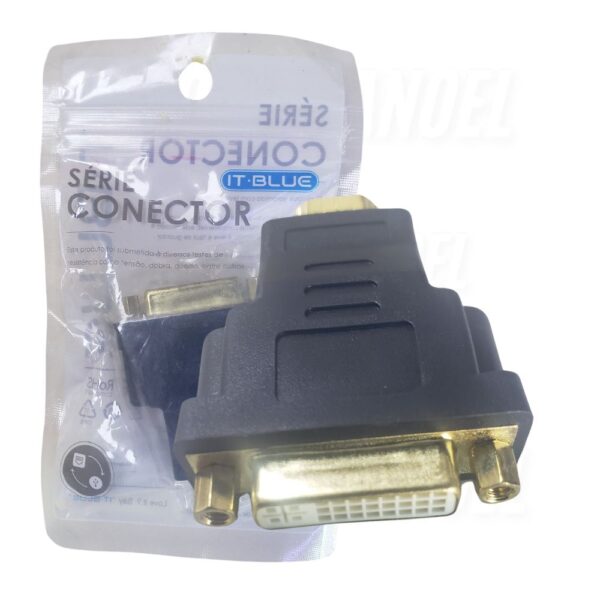 Adaptador Dvi Femea (24+1) Para Hdmi Macho Le-5511