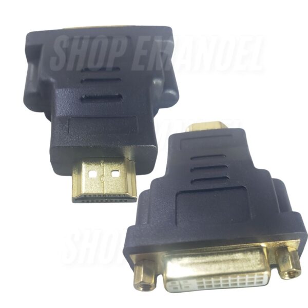 Adaptador Dvi Femea (24+1) Para Hdmi Macho Le-5511 - Imagem 2