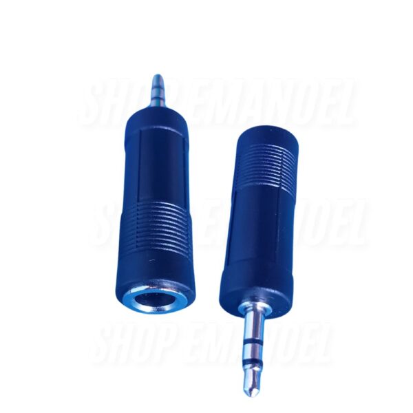Conector Plug Adaptador P2 Macho P10 Femea LE-5533 - Imagem 2