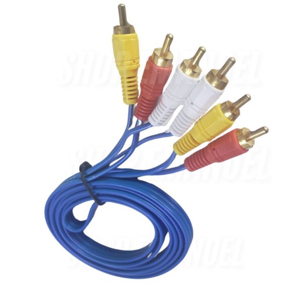 Cabo de Vídeo 3 RCA x 3 RCA It-Blue 1,5 Metros LE-1013 - Imagem 3