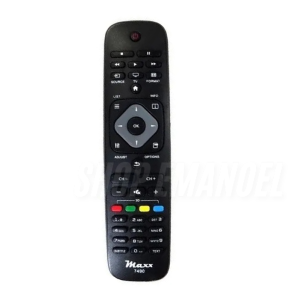 Controle Tv Philips Lcd Led Max-7490