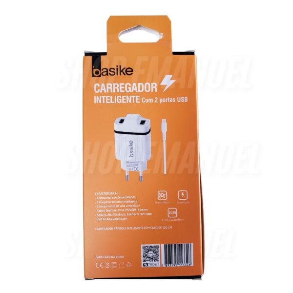 Carregador USB - V8 3.1A 2 Entradas - CAR-9006 - Imagem 3