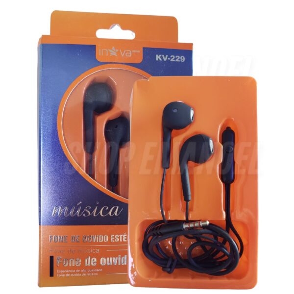 Fone Conector - P2 - Com Microfone - KV-229