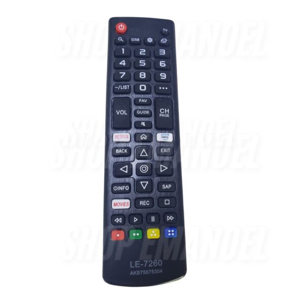 Controle Tv LG Smart LE-7260