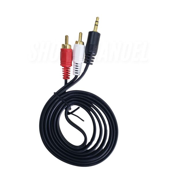 Cabo P2 estéreo para 2 RCA 1.5MT AV-FY - Imagem 4